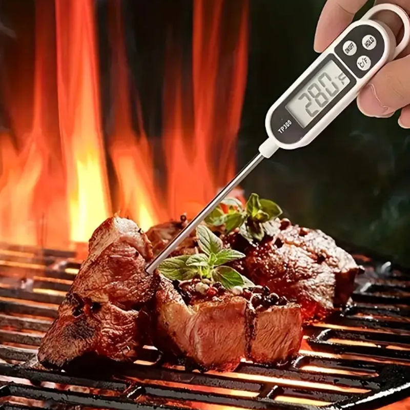 TP300 & TP101 Digital Food Thermometers – Accurate Kitchen Probe for Cooking, BBQ, and Oven Use