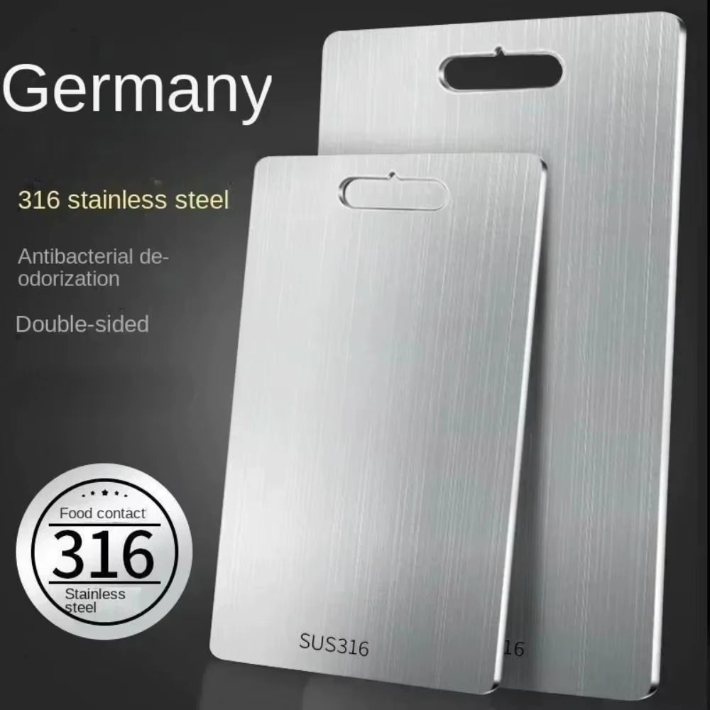 Thickened Stainless Steel Cutting Board Antibacterial and Mildew-Proof Household Cutting Board Kitchen Kneading Dough Board