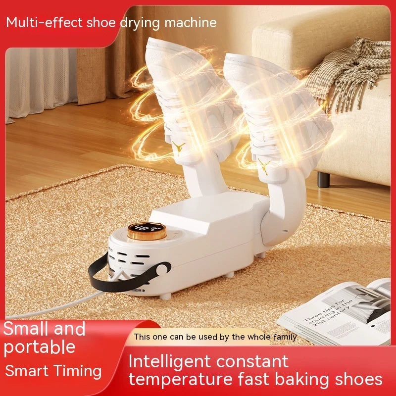Smart Household Shoe Dryer with Purple Light – Fast Dehumidification & Odor Removal for All Footwear
