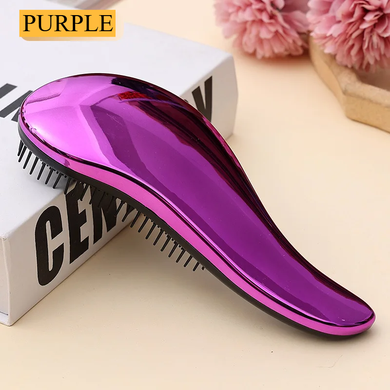 Women’s Anti-Static Airbag Comb – Curved Detangling Hair Brush for Curly Hair & Scalp Massage