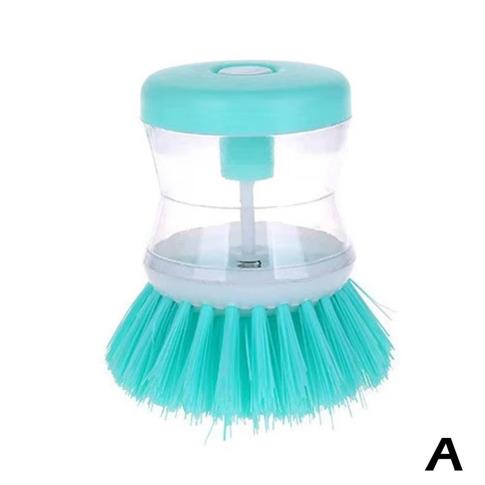 Astronaut Kitchen Dish Brush with Built-In Soap Dispenser – Pot & Utensil Scrubber for Efficient Household Cleaning