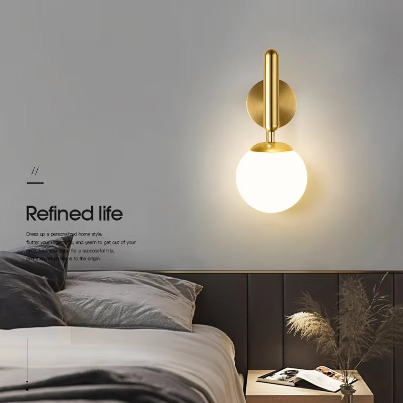 Modern Indoor Wall Light Lamp Suitable for Bedroom Bedside Living Room Home Decor Light Fixture