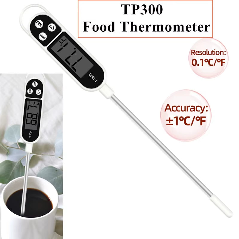 Food Thermometer TP300 Digital Kitchen Thermometer for Meat Cooking Food Probe BBQ Electronic Oven Kitchen Tools