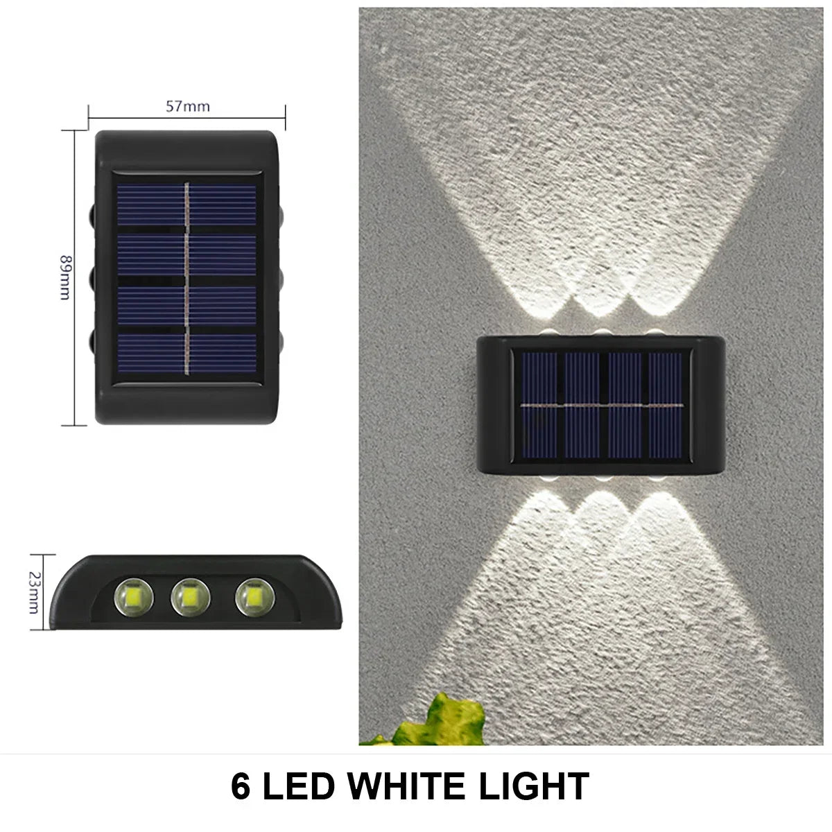 Solar Wall Lamp Outdoor Garden & Yard Lighting – Waterproof LED Light