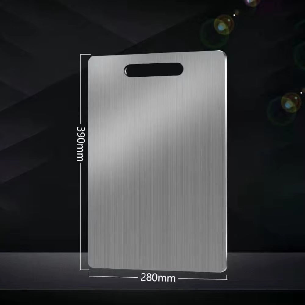 316 Stainless Steel Cutting Board – Anti-Bacterial, Double-Sided, Non-Slip Chopping Board for Kitchen