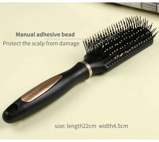 Curly Hair Detangling Brush For Hair Care - Anti-Static Air Bag Scalp Massage Comb