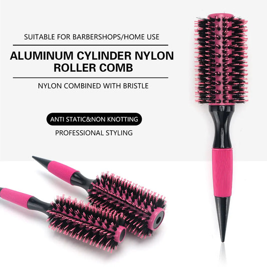 Hair Brush for Curly Hair – Curling & Styling Brush for Salon & Home Use
