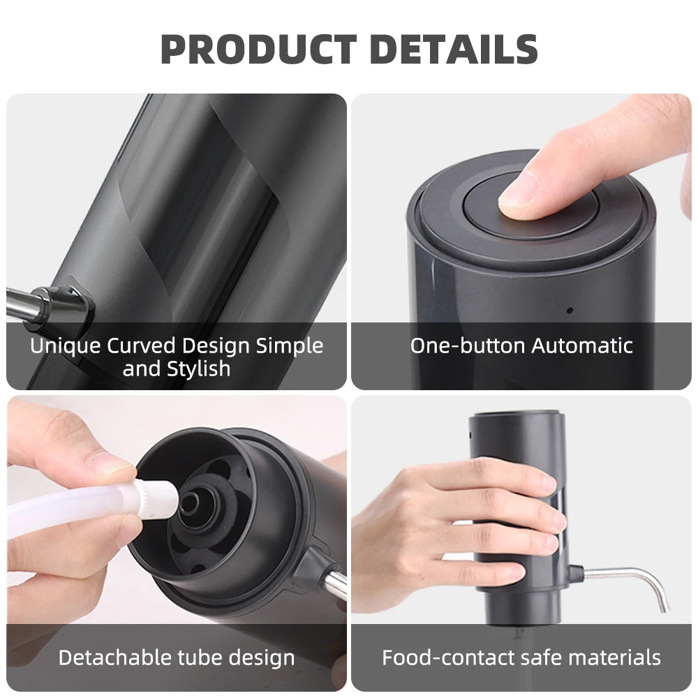 One-Touch Wine Dispenser for Smooth Pouring