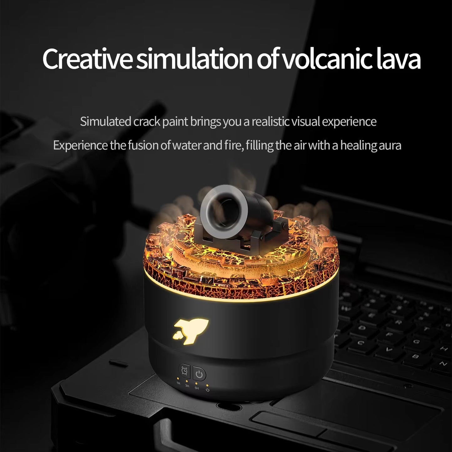 Aroma Diffuser & Essential Oil Humidifier with RGB LED Night Light and Timer