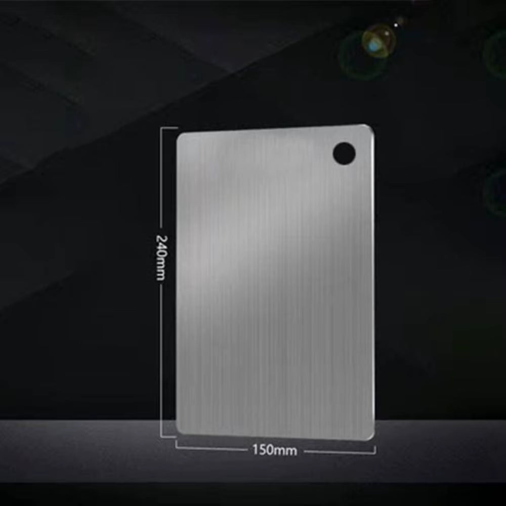 Thickened Stainless Steel Cutting Board Antibacterial and Mildew-Proof Household Cutting Board Kitchen Kneading Dough Board