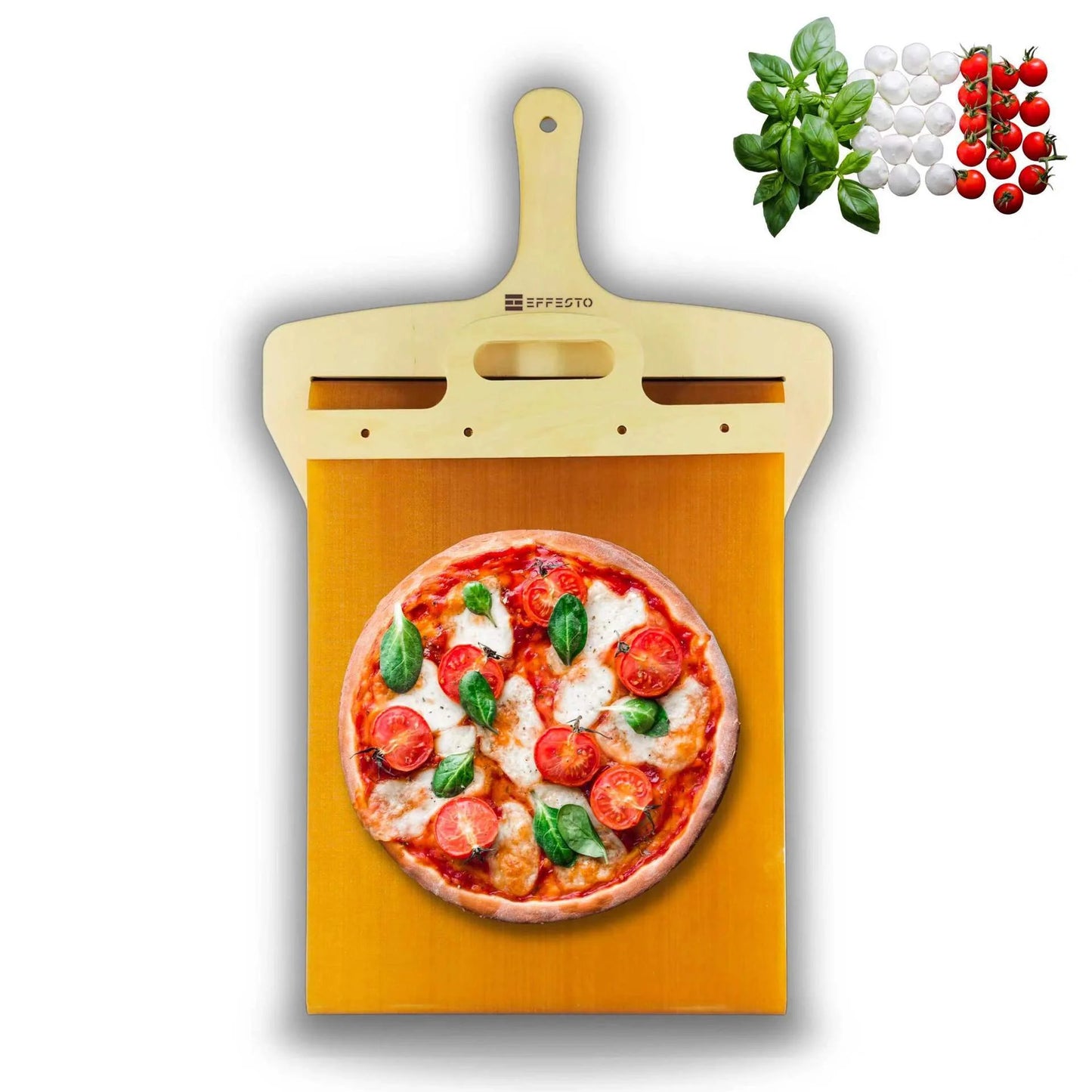 Non-Stick Sliding Pizza Shovel – Large Pizza Transfer Board & Cutting Board for Baking, Serving & Storage