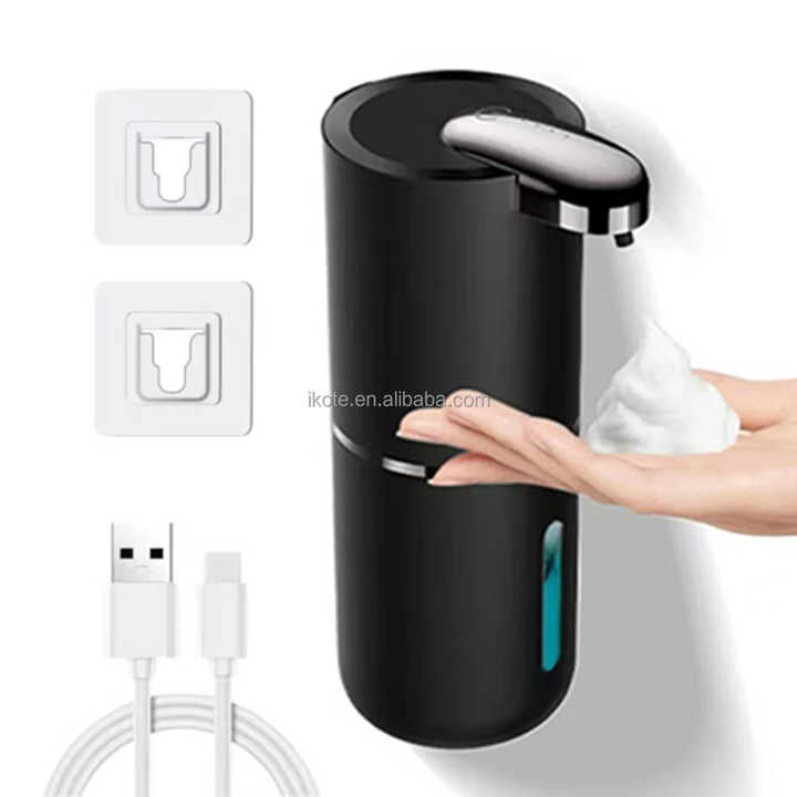 380ML Automatic Foam Soap P11 Dispenser Bathroom Smart Washing Hand Machine with USB Charging White ABS Material