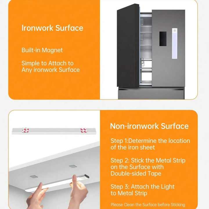 Motion Sensor LED Night Light – 3-Color Dimmable, USB Rechargeable, Magnetic Wall Lamp