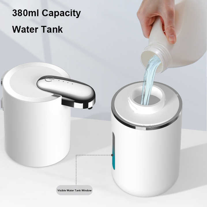 380ML Automatic Foam Soap P11 Dispenser Bathroom Smart Washing Hand Machine with USB Charging White ABS Material