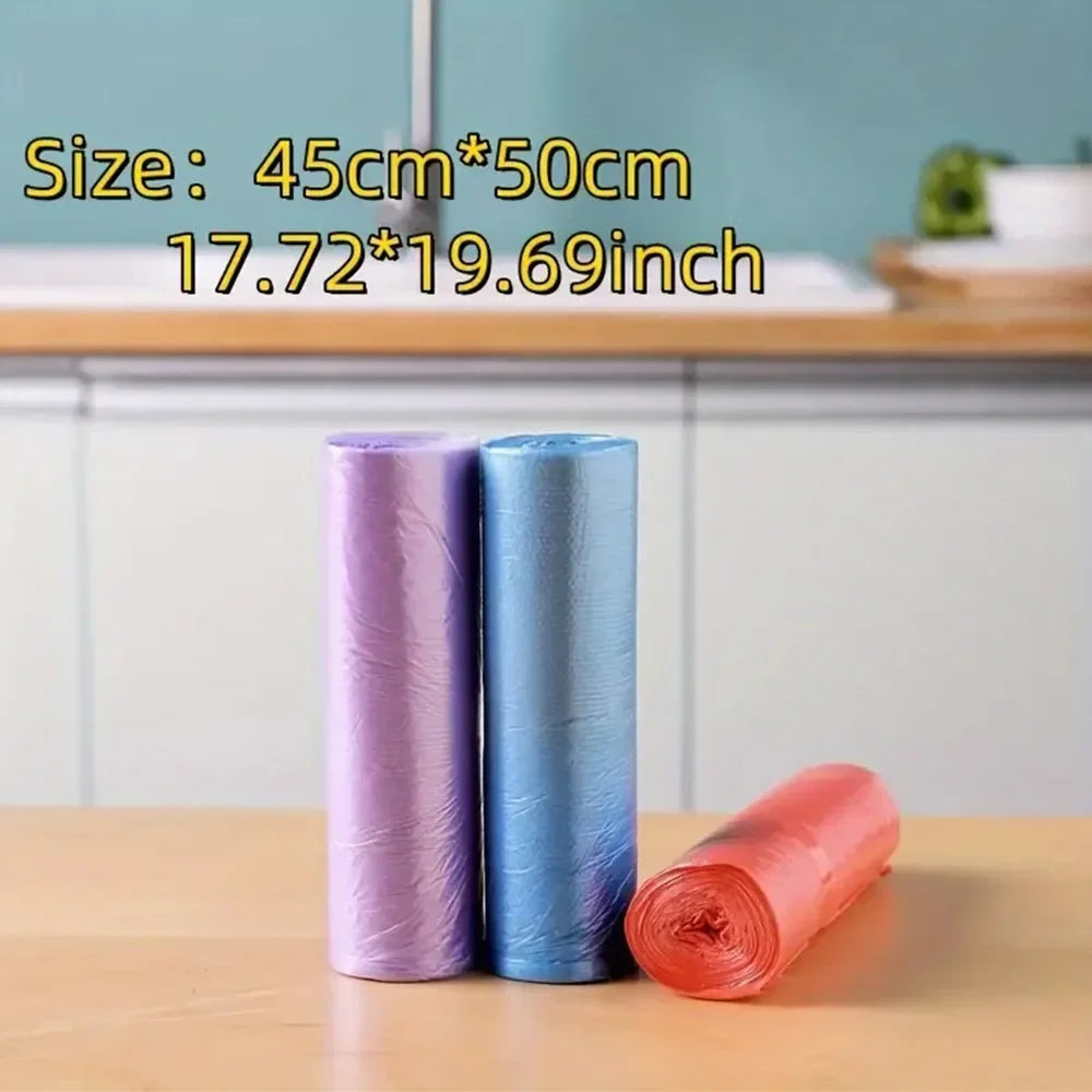 Versatile 100-300PCS Disposable Trash Bags for Kitchen, Dorm, and Living Room - Perfect for All Your Waste Needs!