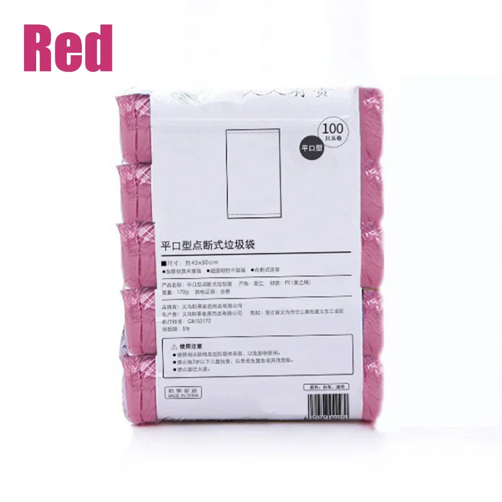 Versatile 100-300PCS Disposable Trash Bags for Kitchen, Dorm, and Living Room - Perfect for All Your Waste Needs!