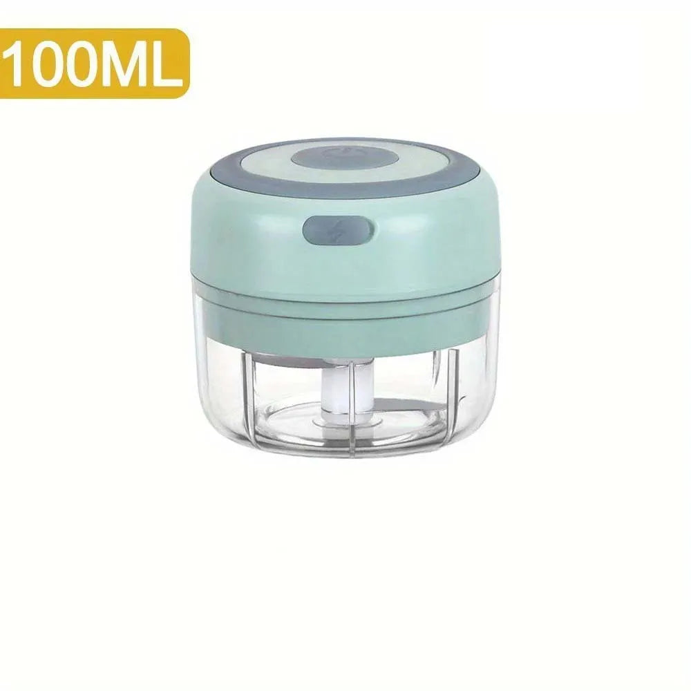 Electric Garlic Chopper – 100ML/250ML Mini Food Processor, Meat & Veggie Crusher