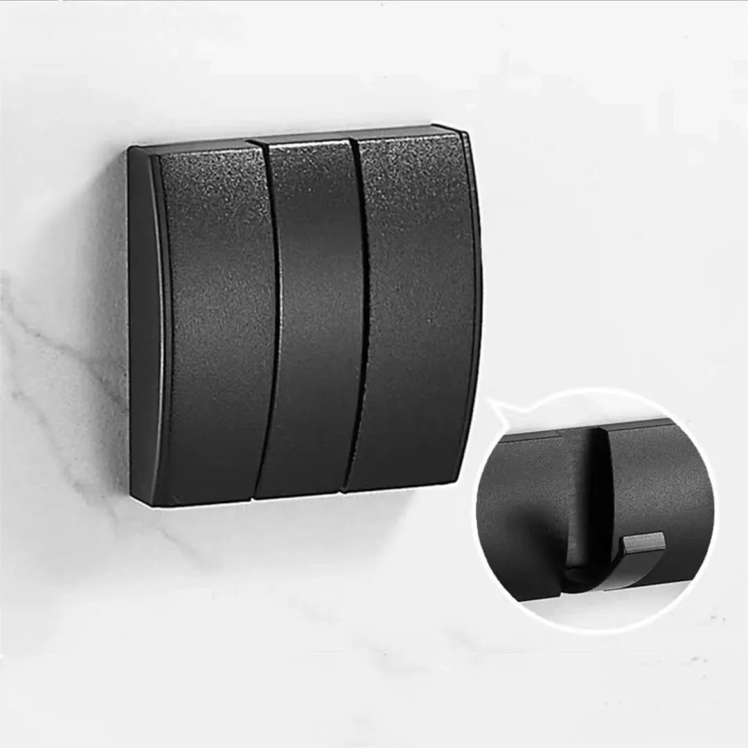 Foldable Bathroom Towel Rack – Nail-Free Wall Hook Hanger for Towels, Coats & Robes – Back Door Organizer