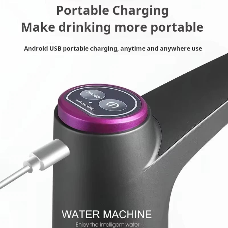 USB Rechargeable Electric Water Dispenser – Automatic Portable Pump for Bottled Water