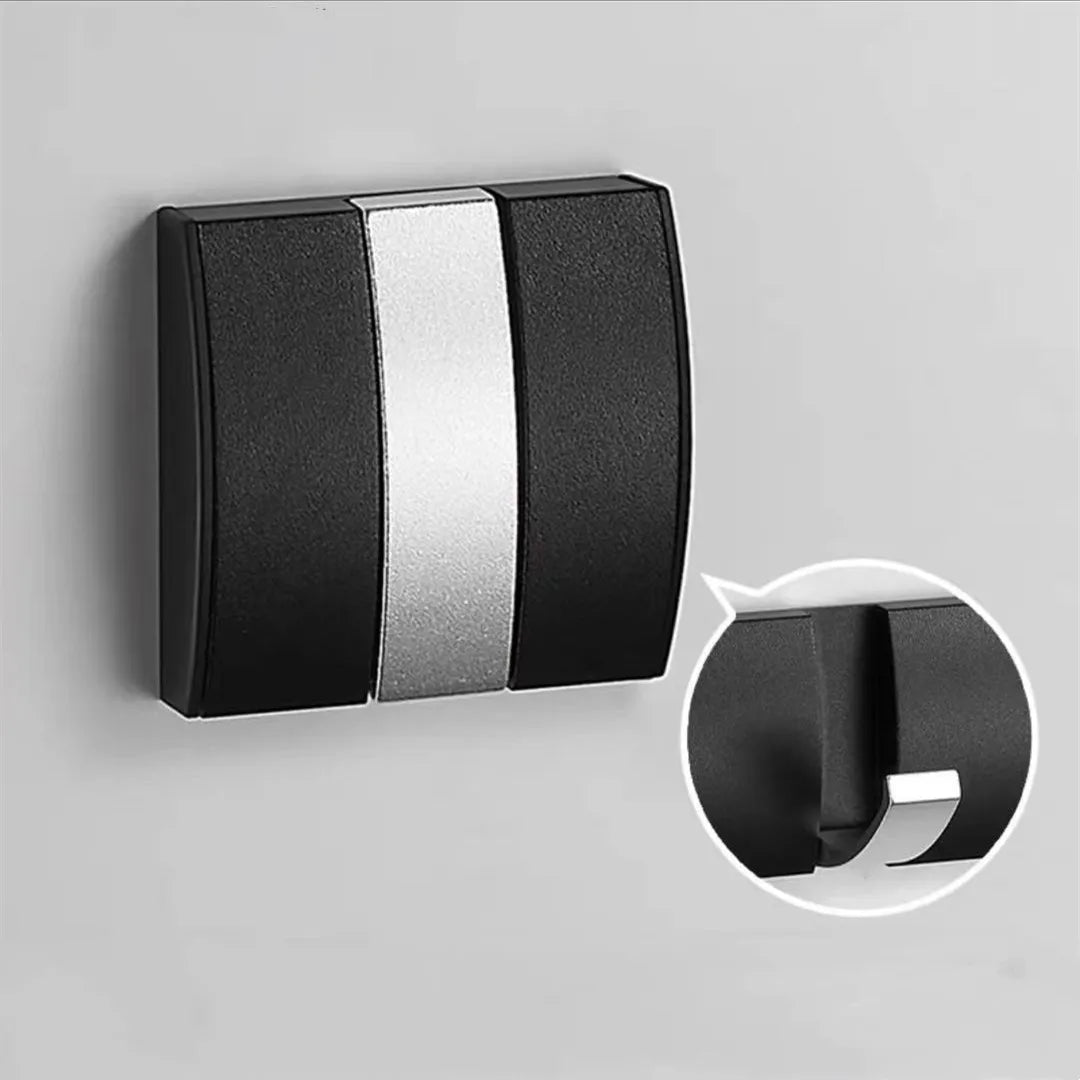Foldable Bathroom Towel Rack – Nail-Free Wall Hook Hanger for Towels, Coats & Robes – Back Door Organizer
