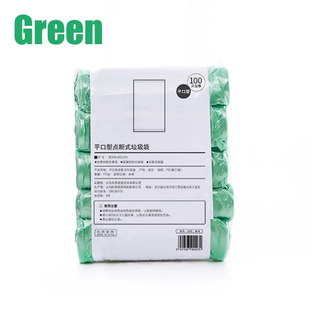 Versatile 100-300PCS Disposable Trash Bags for Kitchen, Dorm, and Living Room - Perfect for All Your Waste Needs!