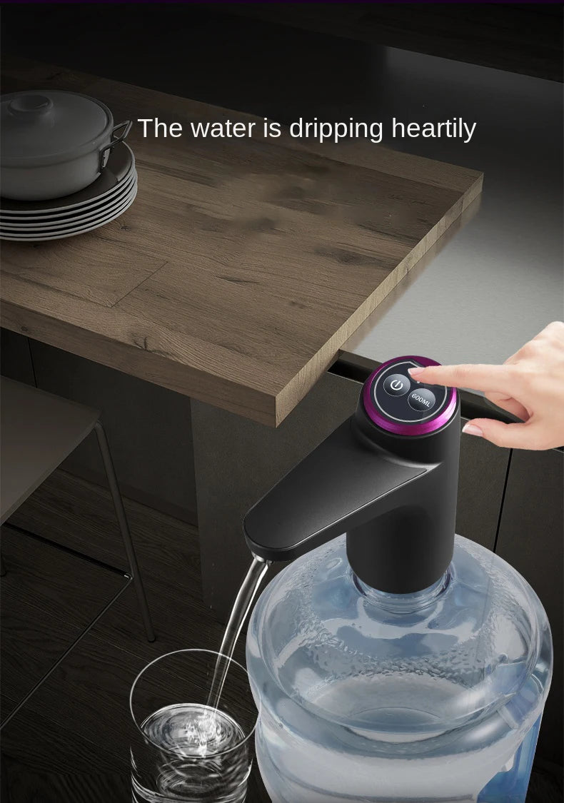 USB Rechargeable Electric Water Dispenser – Automatic Portable Pump for Bottled Water