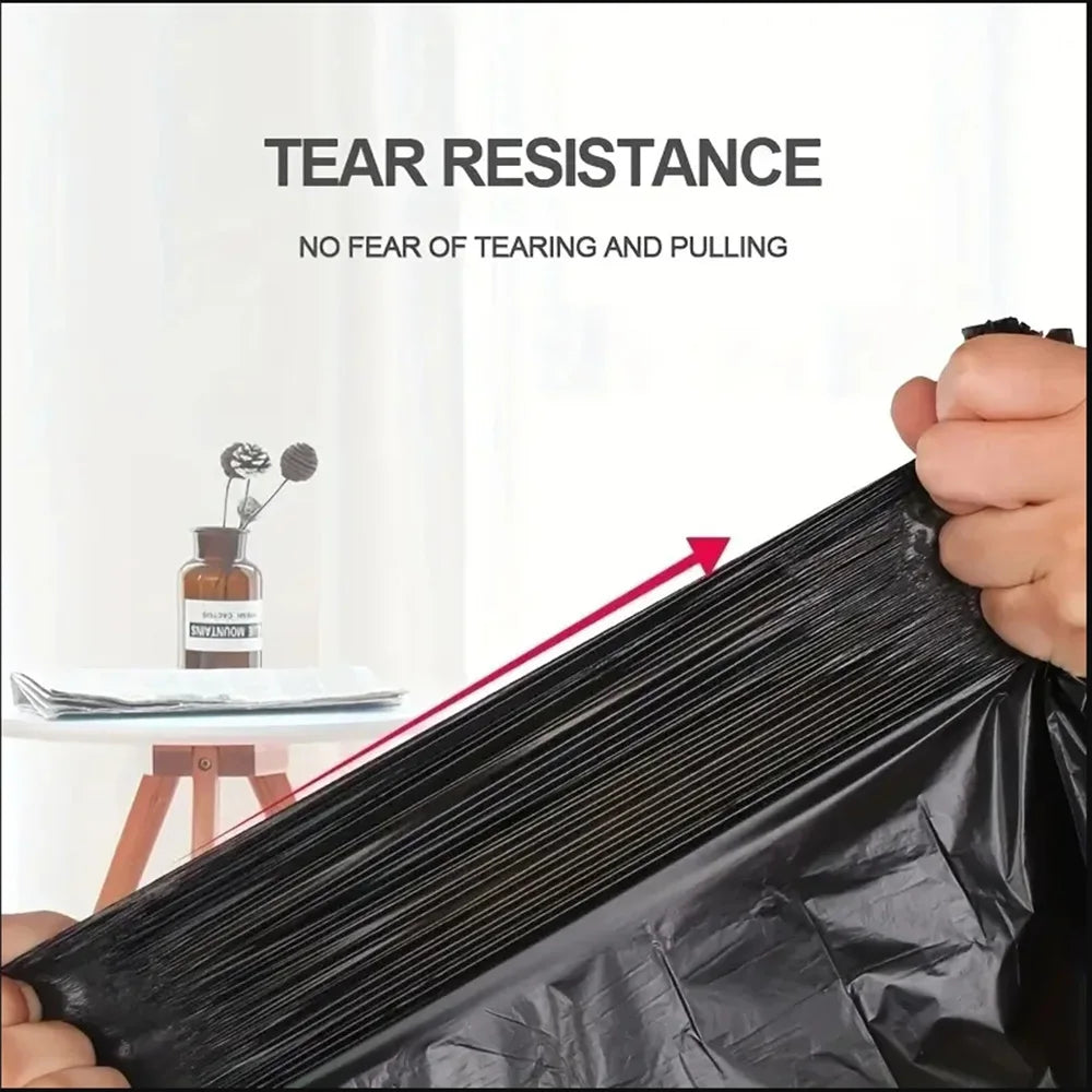 Versatile 100-300PCS Disposable Trash Bags for Kitchen, Dorm, and Living Room - Perfect for All Your Waste Needs!