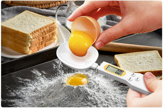 LCD Digital Measuring Spoon – Adjustable Electronic Kitchen Scale for Coffee, Baking & More