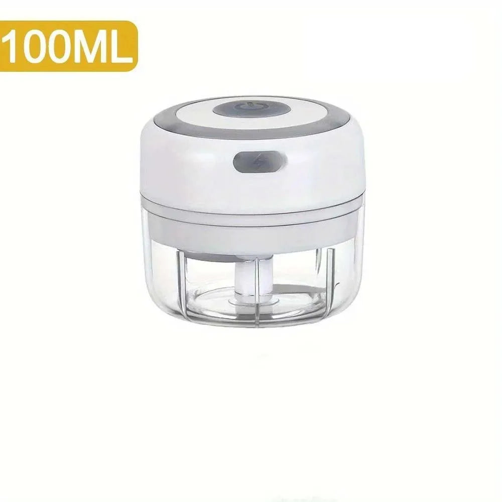 Electric Garlic Chopper – 100ML/250ML Mini Food Processor, Meat & Veggie Crusher