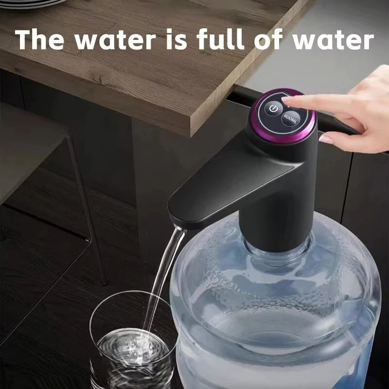 USB Rechargeable Electric Water Dispenser – Automatic Portable Pump for Bottled Water