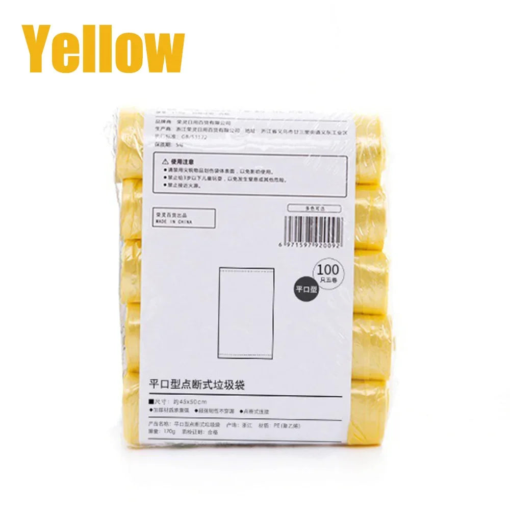 Versatile 100-300PCS Disposable Trash Bags for Kitchen, Dorm, and Living Room - Perfect for All Your Waste Needs!