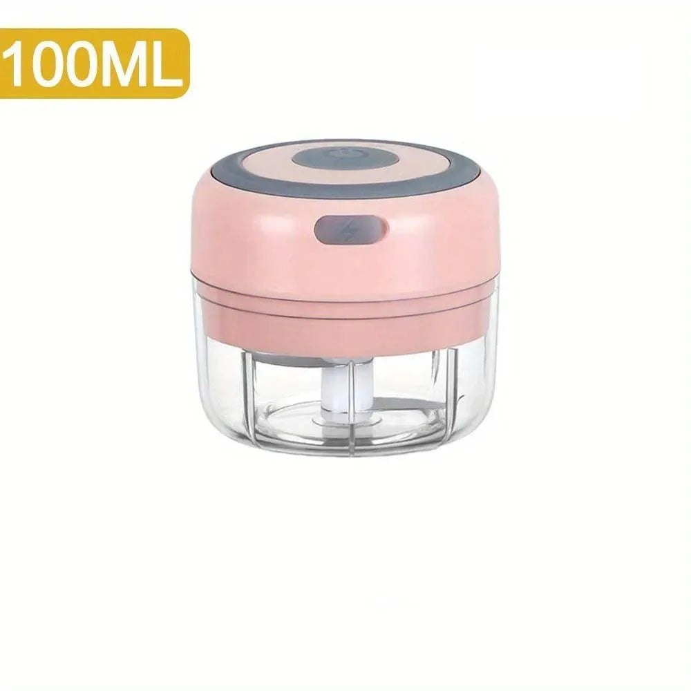 Electric Garlic Chopper – 100ML/250ML Mini Food Processor, Meat & Veggie Crusher