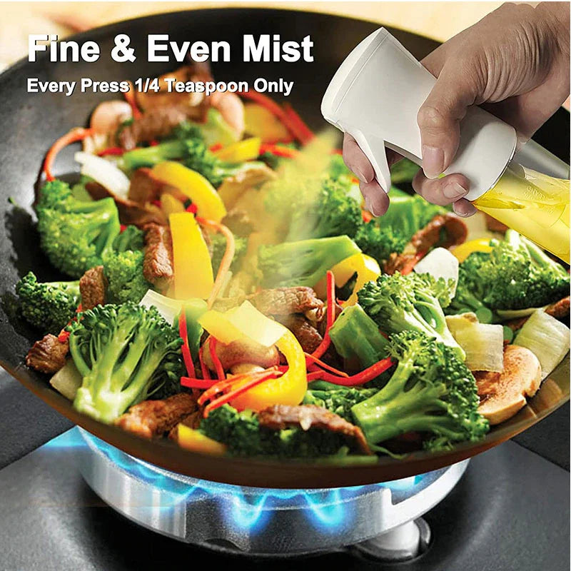 200Ml 300Ml Oil Spray Bottle Kitchen BBQ Cooking Olive Oil Dispenser Camping Baking Empty Vinegar Soy Sauce Sprayer Containers