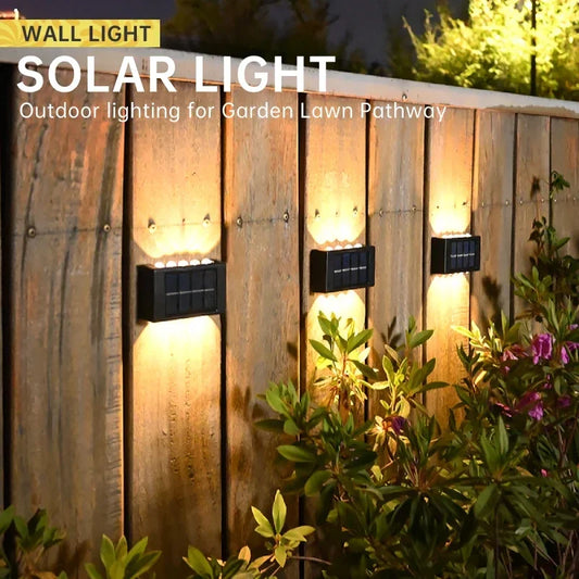 Solar Wall Lamp Outdoor Garden & Yard Lighting – Waterproof LED Light
