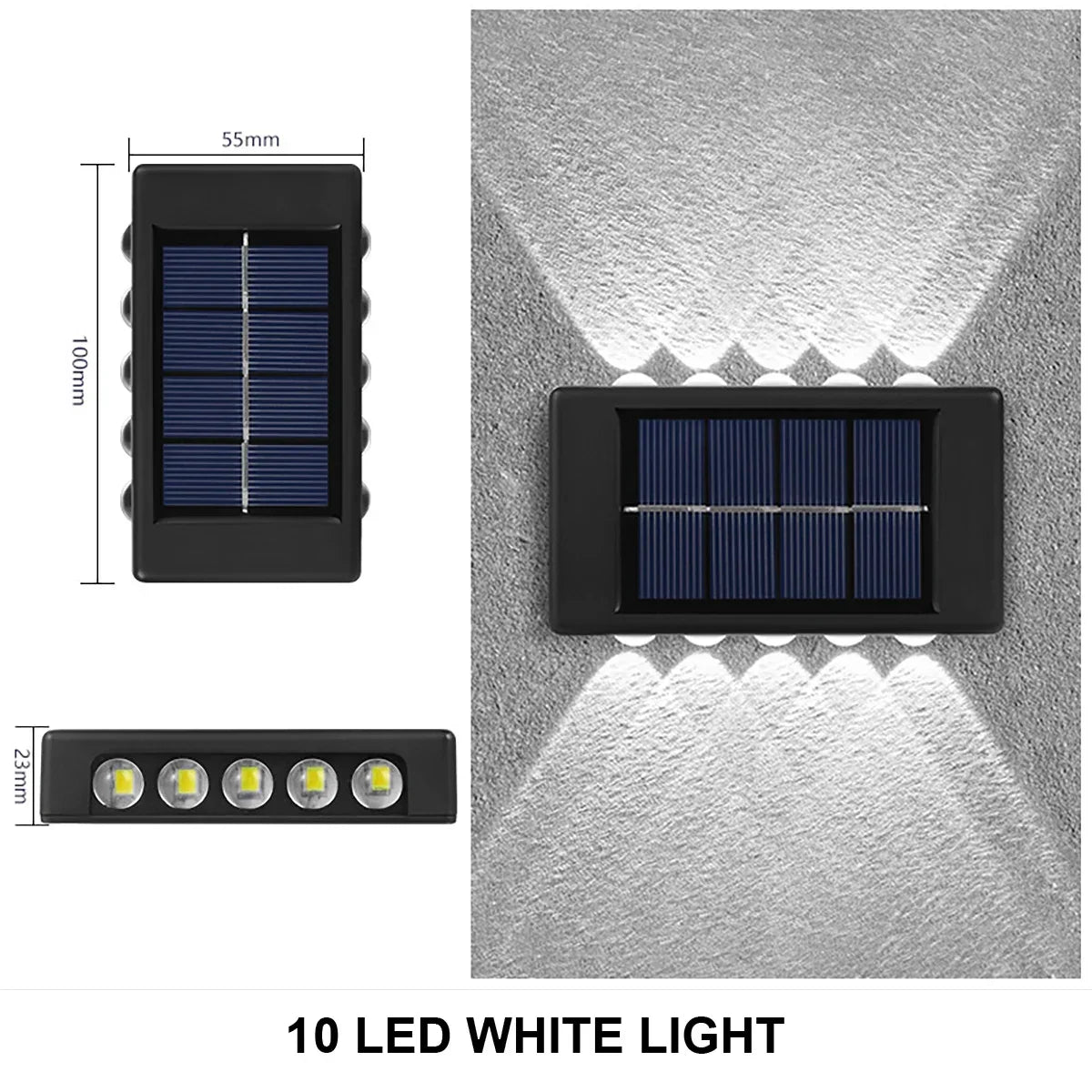 Solar Wall Lamp Outdoor Garden & Yard Lighting – Waterproof LED Light