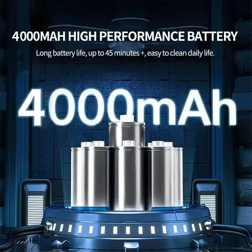 Wireless Handheld Car Vacuum Cleaner – 95000PA Suction | Mini Dual-Use Cleaner for Home & Auto