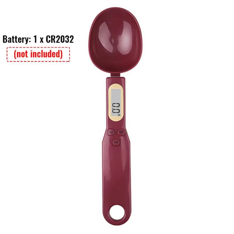 LCD Digital Measuring Spoon – Adjustable Electronic Kitchen Scale for Coffee, Baking & More