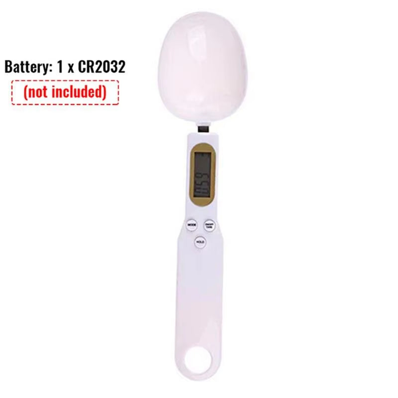 LCD Digital Measuring Spoon – Adjustable Electronic Kitchen Scale for Coffee, Baking & More