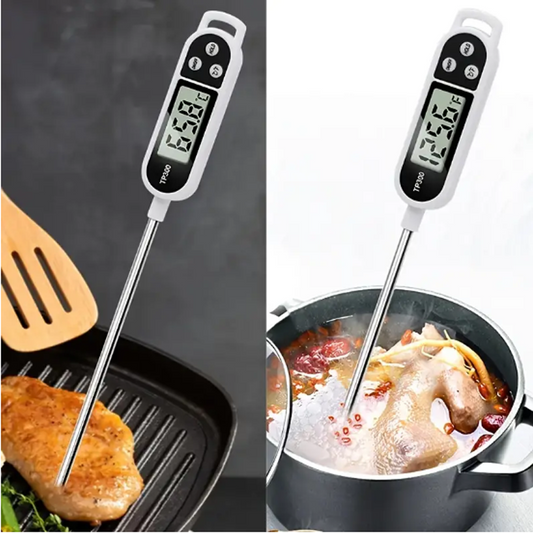 TP300 & TP101 Digital Food Thermometers – Accurate Kitchen Probe for Cooking, BBQ, and Oven Use