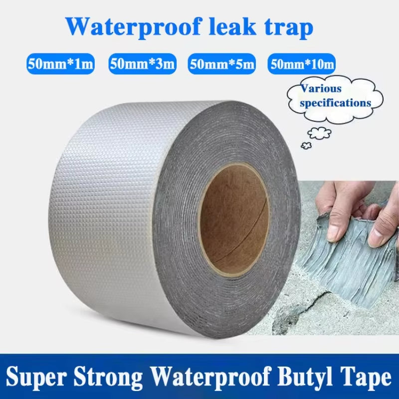 Waterproof Aluminum Foil Butyl Tape – High Temp Roof & Wall Repair Seal