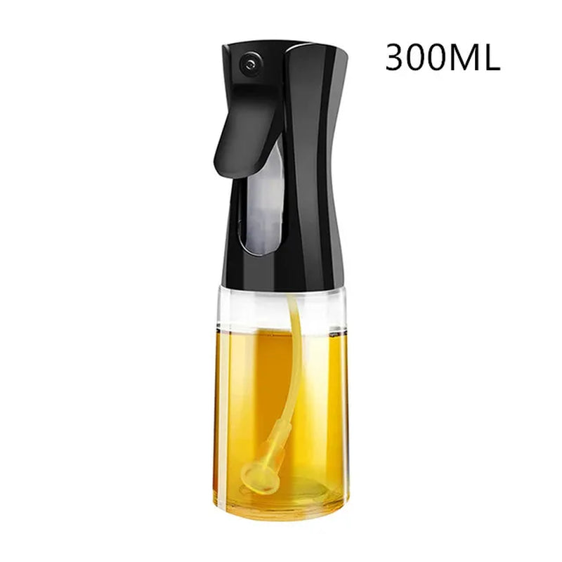 Oil Spray Bottle for Cooking – 200ml/300ml Olive Oil Dispenser for BBQ, Baking, Camping – Vinegar & Soy Sauce Sprayer