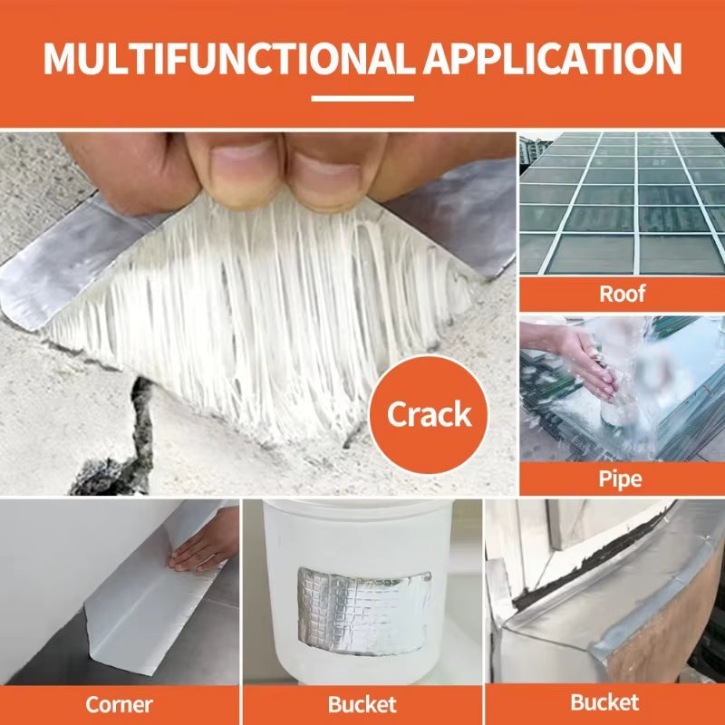 Waterproof Aluminum Foil Butyl Tape – High Temp Roof & Wall Repair Seal