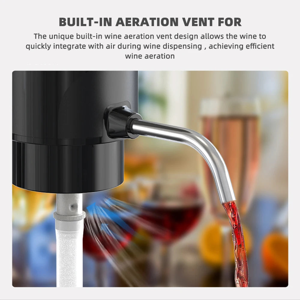 Electric Wine Decanter & Pourer for Perfect Aeration