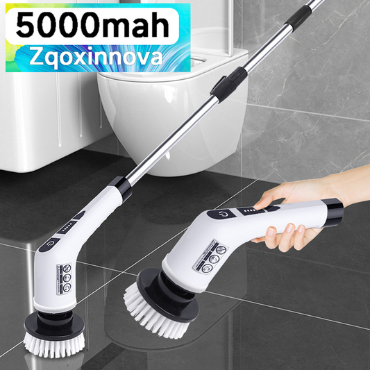 Electric Spin Scrubber 7-in-1 | Cordless Cleaning Brush with LCD/LED