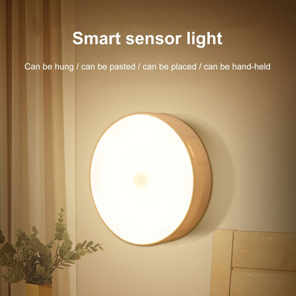 LED Smart Motion Sensor Night Light – USB Rechargeable, Magnetic Mount, Auto Lighting