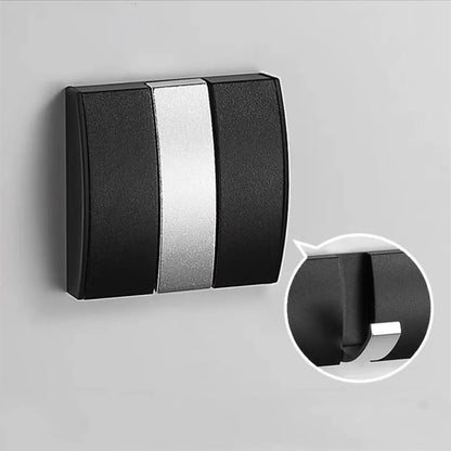 Foldable Bathroom Towel Rack – Nail-Free Wall Hook Hanger for Towels, Coats & Robes – Back Door Organizer