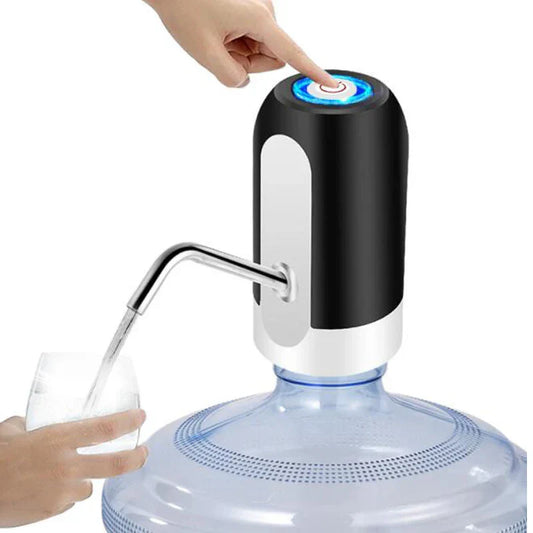 USB Rechargeable Electric Water Pump – Wireless Bottle Dispenser with Stainless Steel Spout
