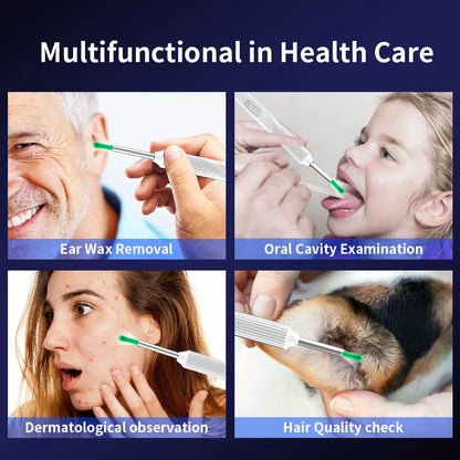 Earwax Remover Cleaning Tool Ear Endoscope with Mini Camera USB C Charging Earpick Health Care Set for Iphone Android Best Gift