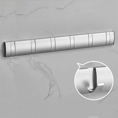 Foldable Bathroom Towel Rack – Nail-Free Wall Hook Hanger for Towels, Coats & Robes – Back Door Organizer