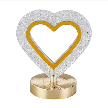 Crystal Rechargeable LED Bedside Lamp – Wireless Ambient Mood Light for Bedroom, Living Room & Gifts